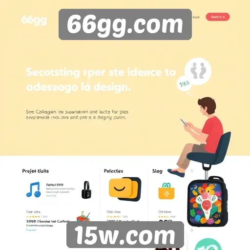 Acessibilidade e design do site 66gg.com